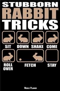 Stubborn Rabbit Tricks Weekly Planner
