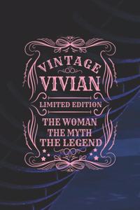 Vintage Vivian Limited Edition the Woman the Myth the Legend