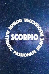 Scorpio Authentic Passionate Brave Resourceful Intense