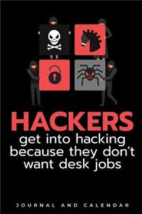 Hackers get into hacking because they don't want desk jobs