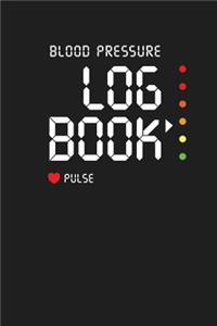 Blood Pressure Log Book - Pulse
