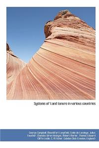 Systems of Land Tenure in Various Countries