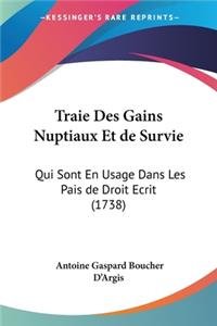 Traie Des Gains Nuptiaux Et de Survie