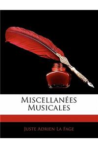 Miscellanées Musicales