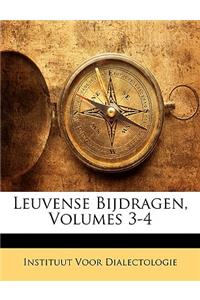 Leuvense Bijdragen, Volumes 3-4