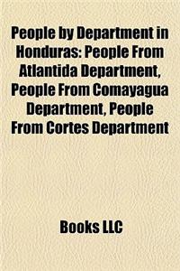 People by Department in Honduras