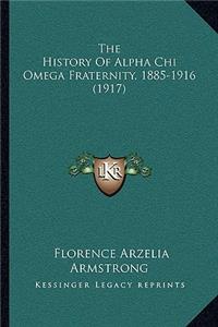The History Of Alpha Chi Omega Fraternity, 1885-1916 (1917)