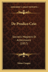 De Prodico Ceio