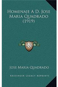 Homenaje A D. Jose Maria Quadrado (1919)