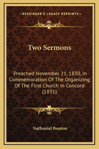 Two Sermons