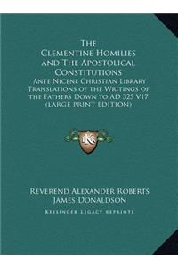 Clementine Homilies and the Apostolical Constitutions