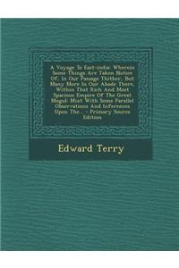 A Voyage to East-India