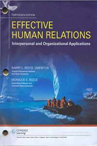 Mindtap Management, 1 Term (6 Months) Printed Access Card for Reece/Reece's Effective Human Relations: Interpersonal and Organizational Applications, 13th