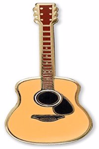 Enamel Pin Guitar