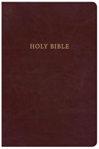 NKJV Large Print Personal Size Reference Bible, Classic Burgundy Leathertouch