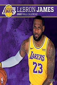 Los Angeles Lakers Lebron James 2022 12x12 Player Wall Calendar