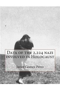 Data of the 2,224 nazi involved in Holocaust