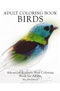 Adult Coloring Book Birds