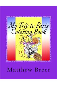 My Trip to Paris Coloring Book