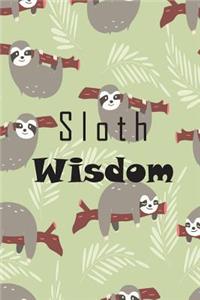 Sloth Wisdom Notebooks