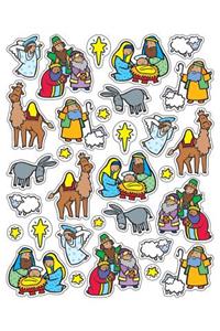 The Nativity Shape Stickers