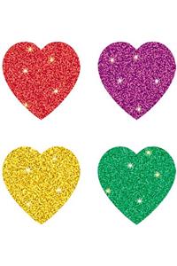 Hearts, Multicolor Chart Seals