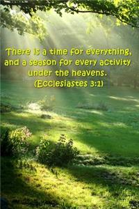 2020 Daily Planner Bible Verse Time Everything Season Activity 388 Pages