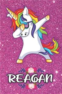 Reagan - Dabbing Unicorn Notebook