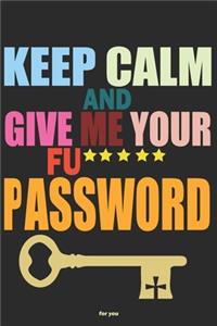 Password book