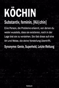 Köchin Notizbuch