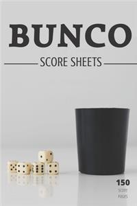 Bunco score sheets