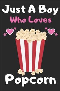 Just a boy who loves popcorn