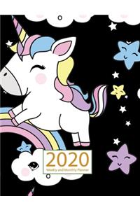 Unicorn 2020 Planner Weekly and Monthly