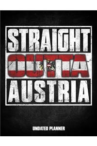 Straight Outta Austria Undated Planner