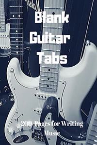 Blank Guitar Tabs