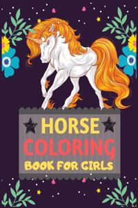 Horse Coloring Book For Girls