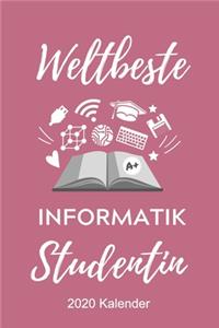 Weltbeste Informatik Studentin 2020 Kalender