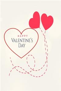 Happy valentine's day monthly planner for daily writing creative writing Journal 100 page