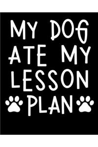 My dog ate my lesson plan