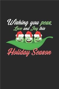 Wishing you peas love and joy holiday