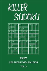 Killer Sudoku Easy 200 Puzzle With Solution Vol 3