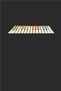 Colorful Piano Keys