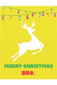 Merry Christmas Bro - Christmas Gift For Brother Journal/Notebook 4