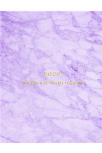 2020 Monthly and Weekly Organiser