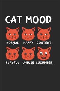 Humor Cat moods Notebook
