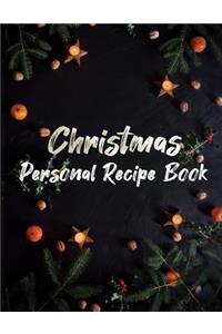 Christmas Personal Recipe Book
