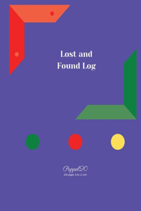 Lost and Found Log Book - 204 pages - 8.5x11 Inches