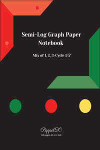 Semi-Log Graph Paper Notebook