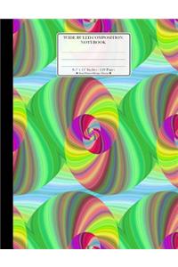 Wide Ruled Composition Notebook 8.5x 11. 120 Pages