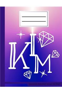 Kim Diamonds Notizheft Liniert 60 Blatt
